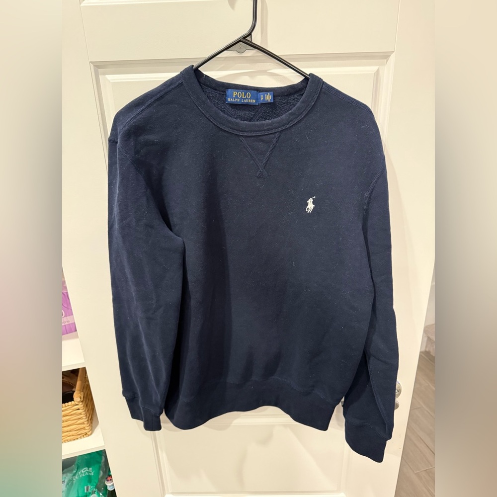 Polo Ralph Lauren Men's Dark Blue Crewneck Sweater